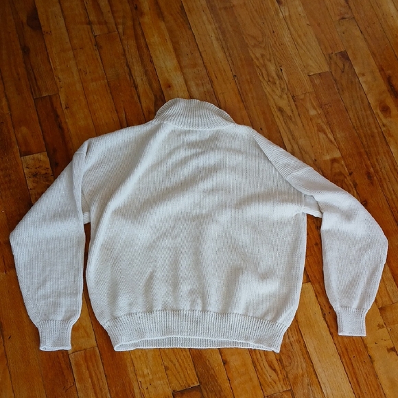 Alfani Ivory Knit Pullover S NWT - Picture 3 of 3